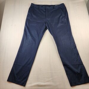 Bonobos Weekday Warrior Monday Pants Mens 40/34 (32.5) Navy Blue Slim Fit Chinos